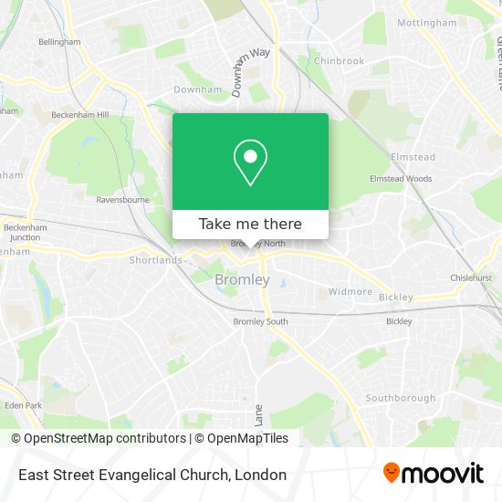 East Street Evangelical Church map
