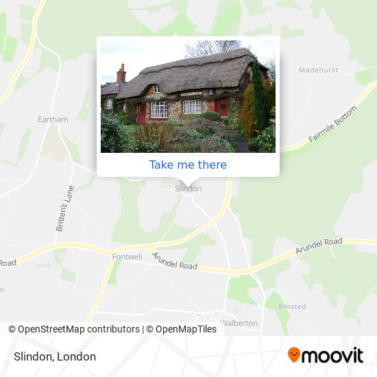 Slindon map