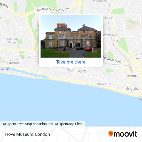Hove Museum map