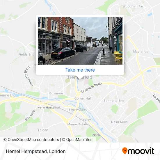 Hemel Hempstead map
