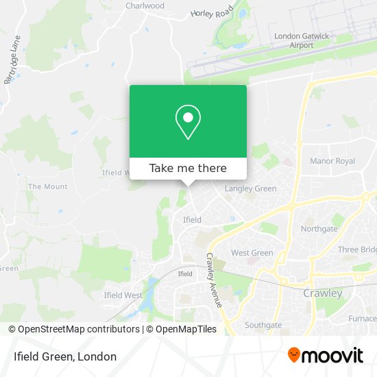 Ifield Green map