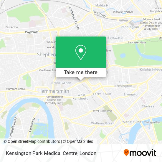 Kensington Park Medical Centre map
