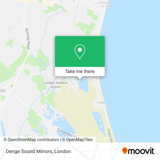 Denge Sound Mirrors map