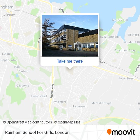 Rainham School For Girls map