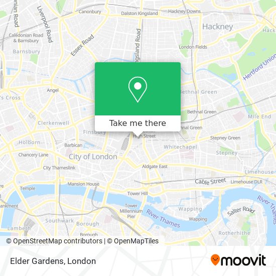 Elder Gardens map
