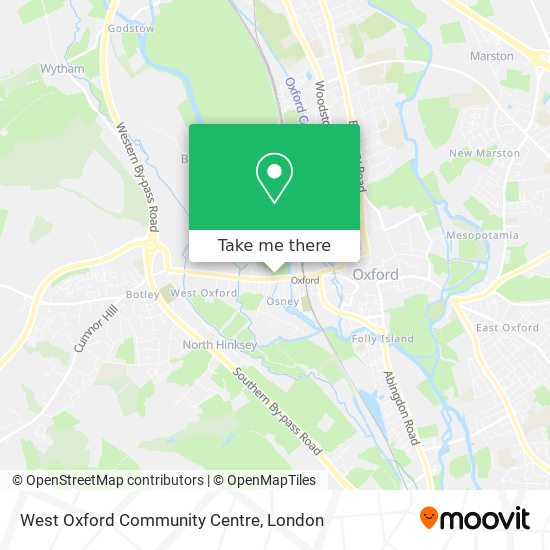 West Oxford Community Centre map