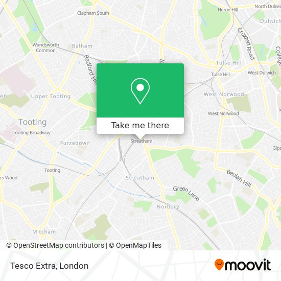 Tesco Extra map