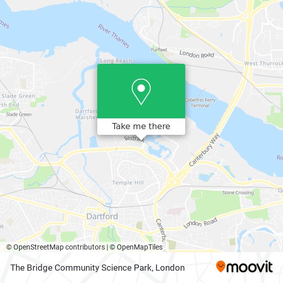 The Bridge Community Science Park map