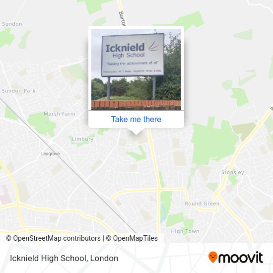 Icknield High School map