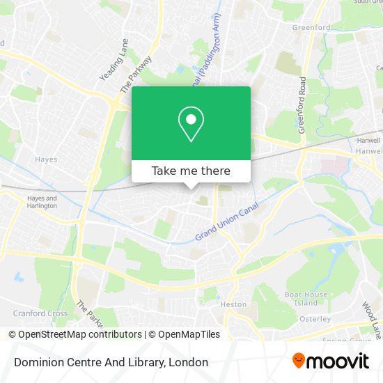 Dominion Centre And Library map