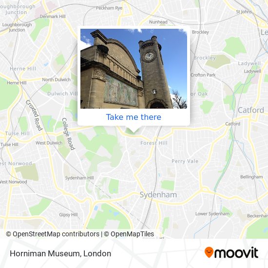 Horniman Museum map
