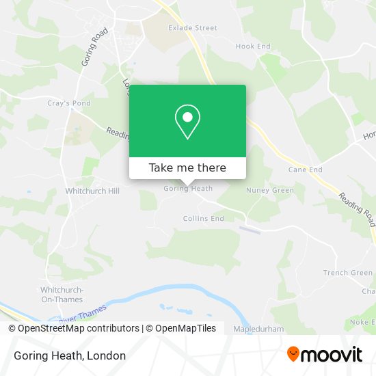 Goring Heath map