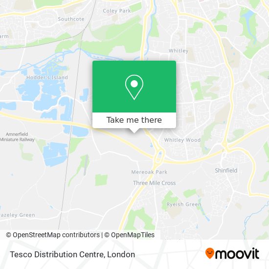Tesco Distribution Centre map