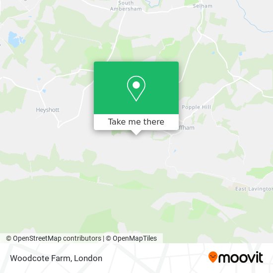 Woodcote Farm map