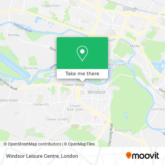 Windsor Leisure Centre map