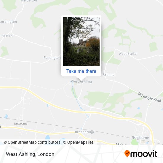 West Ashling map