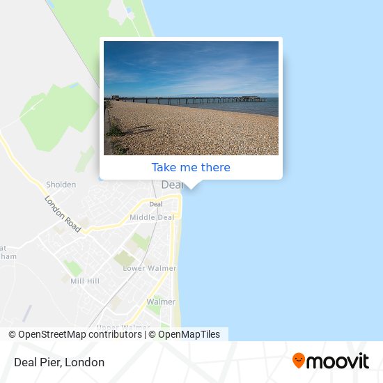 Deal Pier map