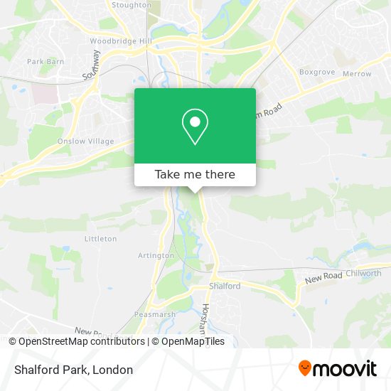 Shalford Park map