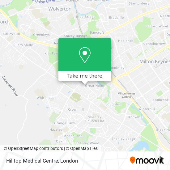 Hilltop Medical Centre map