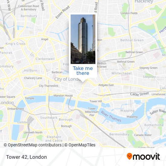 Tower 42 map