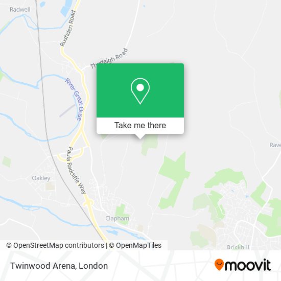 Twinwood Arena map