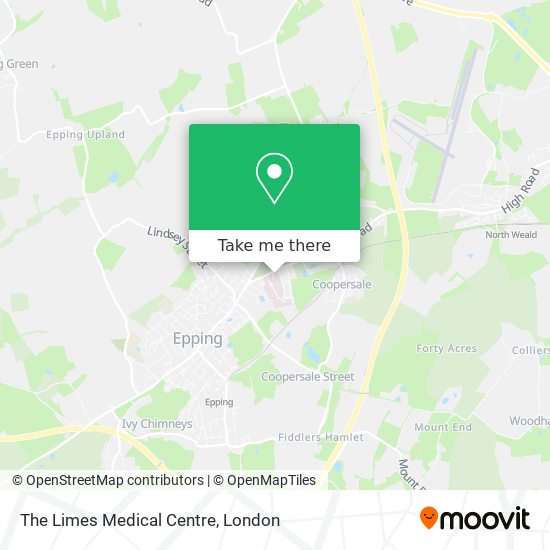 The Limes Medical Centre map