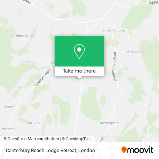 Canterbury Reach Lodge Retreat map