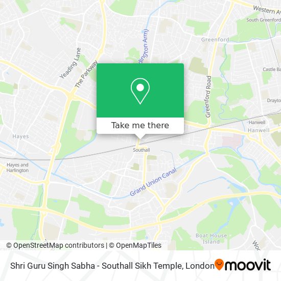 Shri Guru Singh Sabha - Southall Sikh Temple map