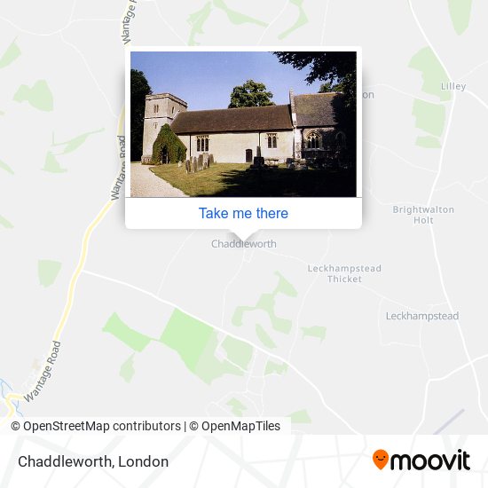 Chaddleworth map