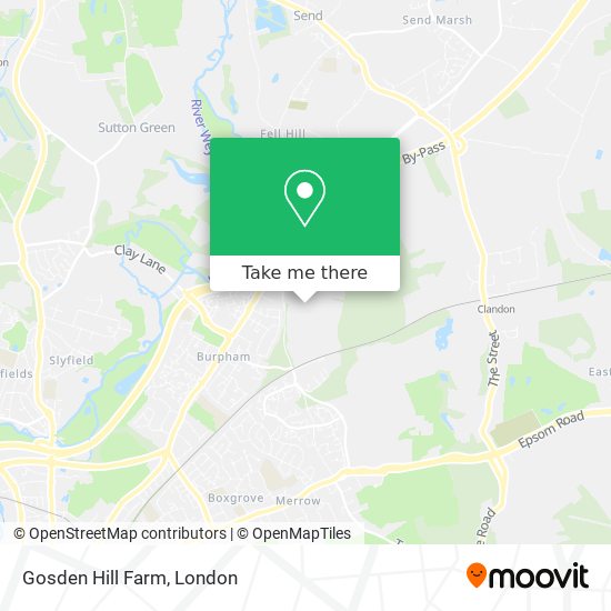 Gosden Hill Farm map