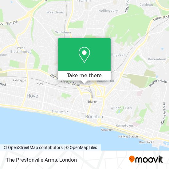 The Prestonville Arms map