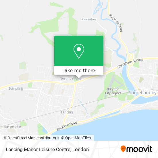 Lancing Manor Leisure Centre map