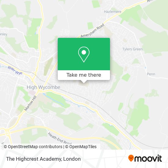 The Highcrest Academy map