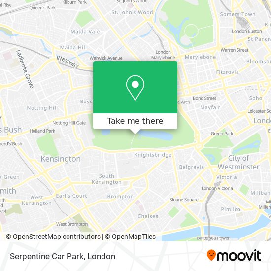 Serpentine Car Park map