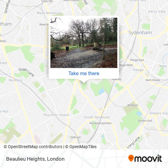Beaulieu Heights map