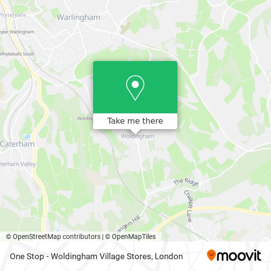 One Stop - Woldingham Village Stores map