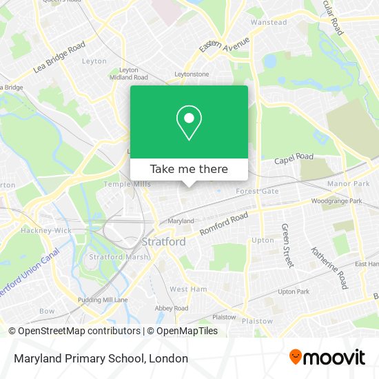 Maryland Primary School map