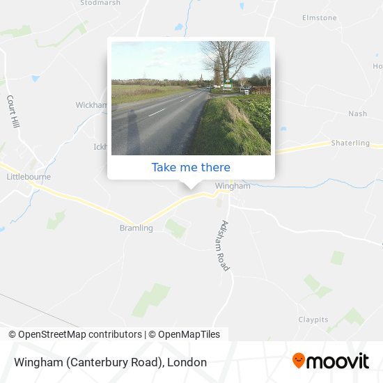 Wingham (Canterbury Road) map