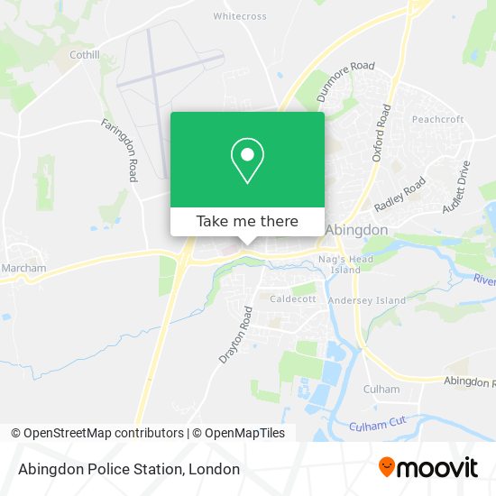Abingdon Police Station map