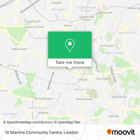 St Martins Community Centre map