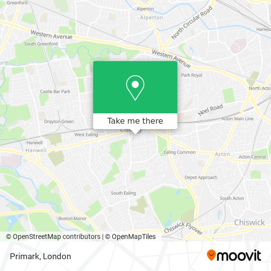 Primark map
