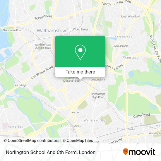 How to get to Norlington School And 6th Form in Leyton by Tube, Bus or