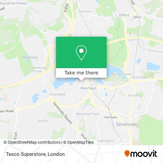 Tesco Superstore map