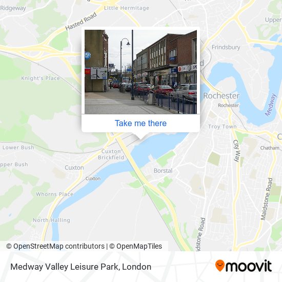 Medway Valley Leisure Park map