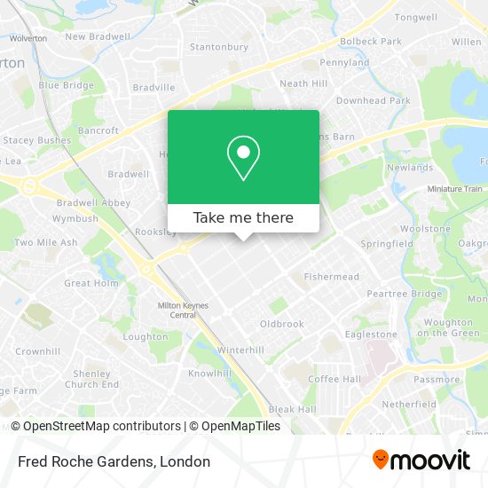 Fred Roche Gardens map