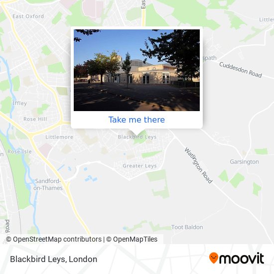Blackbird Leys map