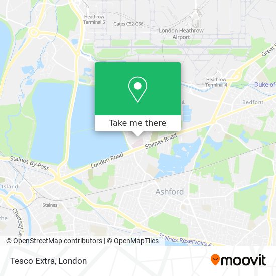 Tesco Extra map