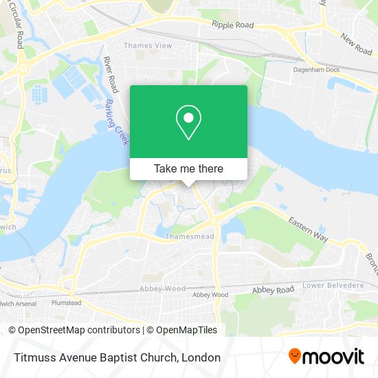 Titmuss Avenue Baptist Church map