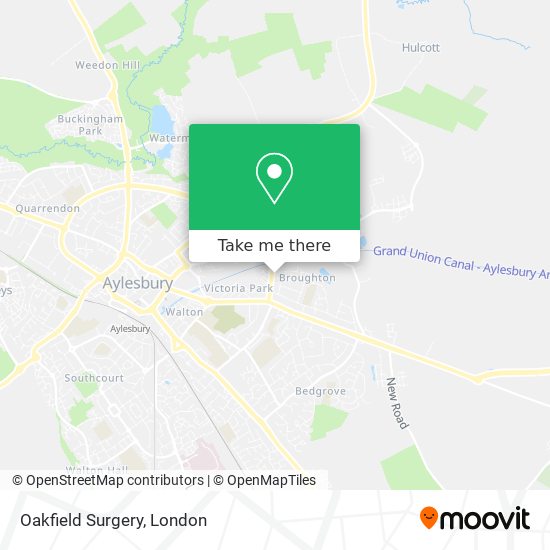 Oakfield Surgery map