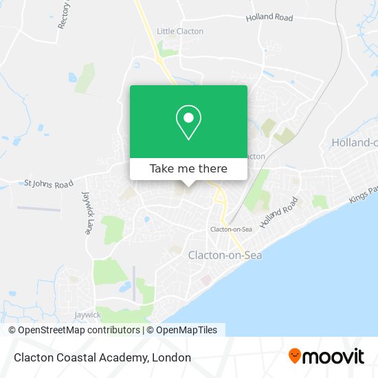 Clacton Coastal Academy map
